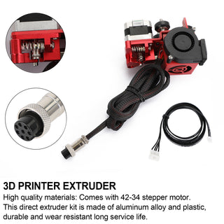 12V / 24V 3D Printer Pulley Turbo Fan Extruder FULL Set Fit for CR-10 Ender3