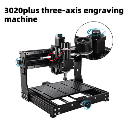 500W CNC 3020 Plus Router Engraver – High Precision Milling & Cutting Machine for Metal and Wood