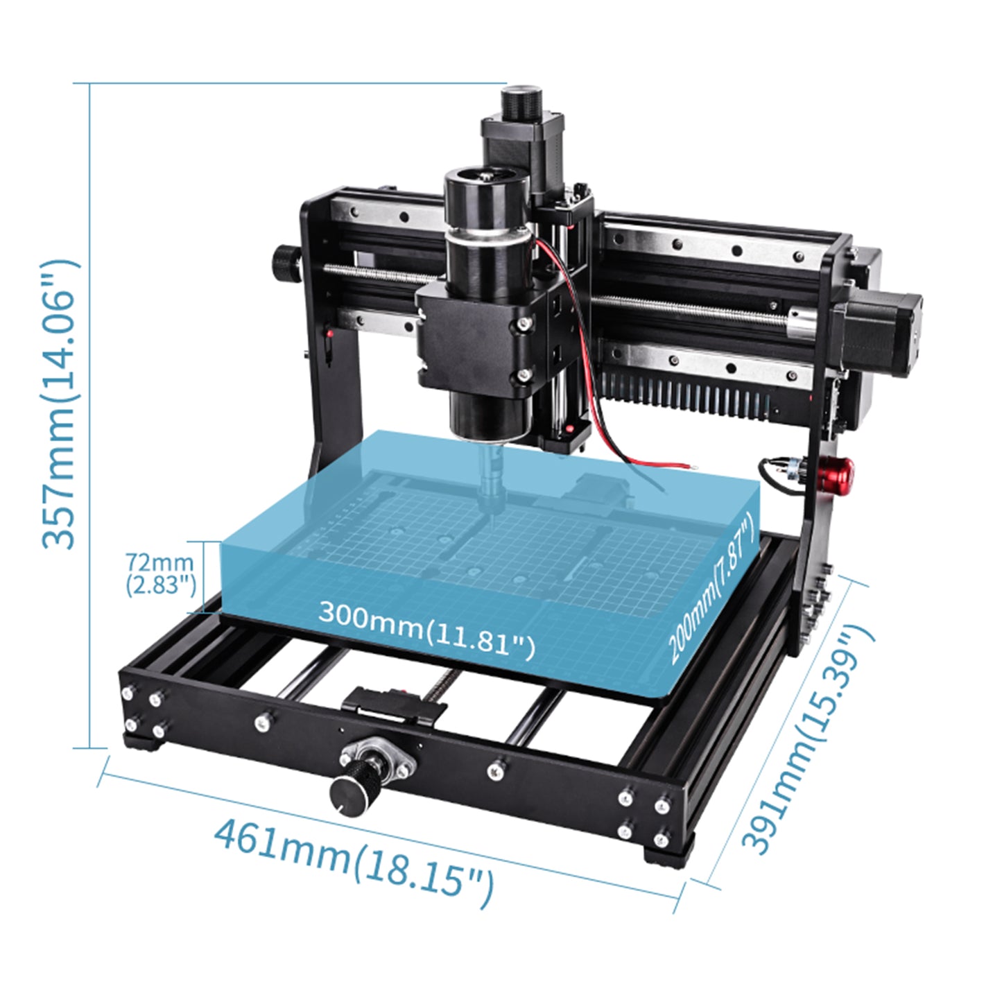 500W CNC 3020 Plus Router Engraver – High Precision Milling & Cutting Machine for Metal and Wood