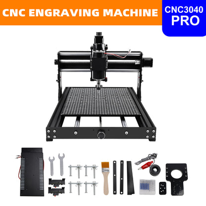 4030 Pro CNC Wood Router 500W Spindle – Metal Carving, Acrylic, and Wood Engraver with GRBL Control