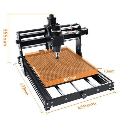 4030 Pro Wood Router 500W Spindle For Metal Carving Acrylic Wood GRBL Control