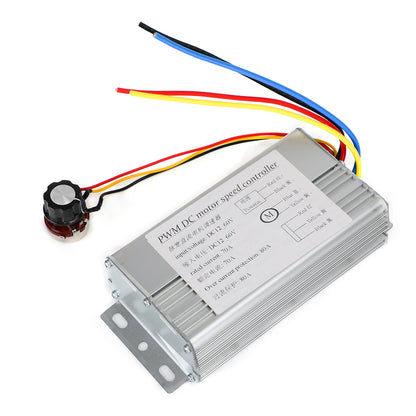 DC 12V 24V 36V 48V 70A 4000W DC Motor PWM Speed Control Brush Motor Controller Generic