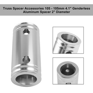 Truss Spacer Accessories 105 - 105mm 4.1" Genderless Aluminum Spacer 2" Diameter