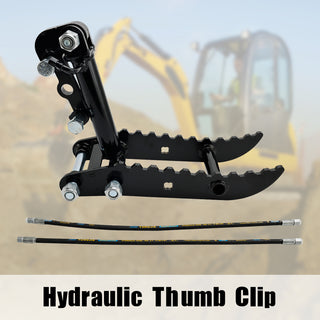 Hydraulic Thumb Clip Attachment For Mini Excavators Digger Track Crawler