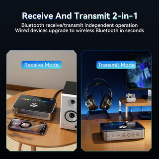 5.3 Bluetooth Receiver NFC Bluetooth Adapter Coaxial Fiber Optic Transmitter