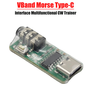 Type-C Interface Multifunctional CW Trainer Vband MCode Trainer Key Connection
