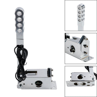 For Racing Games G25/G27/G29/T300 For Assetto PC 14Bit SIM USB Handbrake Silver