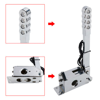 For Racing Games G25/G27/G29/T300 For Assetto PC 14Bit SIM USB Handbrake Silver