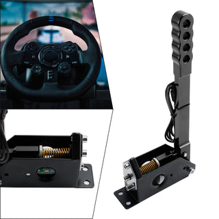 14Bit PC USB Sim Racing Handbrake For Asseto for G25/G27/G29/T300/T500 Black