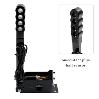 14Bit PC USB Sim Racing Handbrake For Asseto for G25/G27/G29/T300/T500 Black