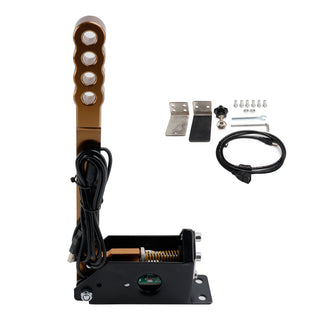 racing games G25/27/29 T300 T500 and Assetto corsa/Dirty 2.0/Dirty4.0/Project cars and so on 14Bit PC USB Sim Racing Handbrake w clamp