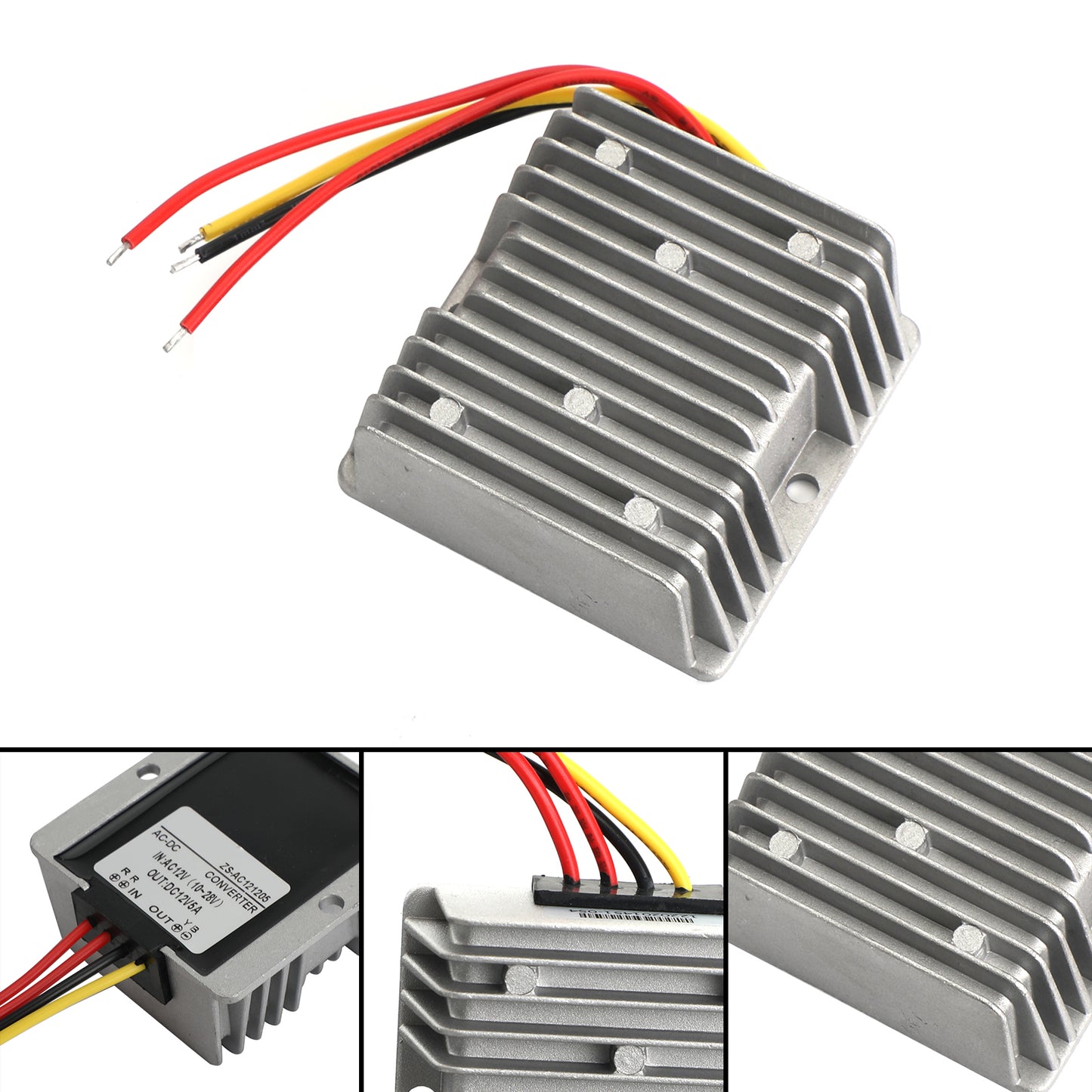 AC12V To DC12V 5A Waterproof Power Converter Power Adapter Transformer Module Generic