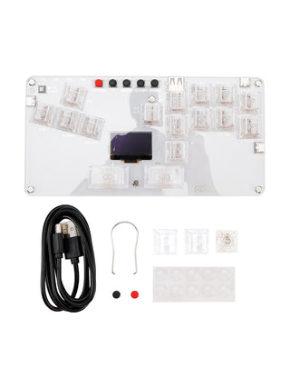 MustFun Hitbox Mini Stickless Controller Suitable For PC/PS3/PS4/Switch White