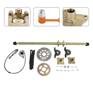 Various ATV Quad Go Kart Rear Live Axle Kit Sprocket Brake Wheel