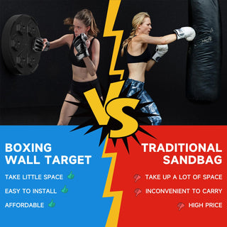 Wall Mount Boxing Target Bluetooth Music Indoor React Machine