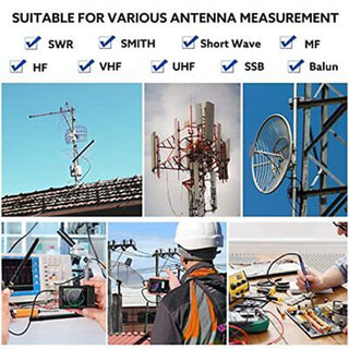 50KHz~1.5GHz 2.8" LCD NanoVNA-H Vector Network Antenna Analyzer MF HF VHF UHF