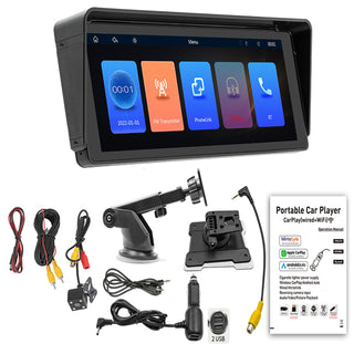 10.26" Car MP5 Player Bluetooth Car FM Transmitter Wireless Carplay 4 LED Camera