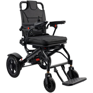 360W Electric Wheelchair Lightweight Folding Wheelchair for Adults Seniors Black