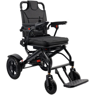 Topteng 360W Electric Wheelchair Lightweight Folding Wheelchair for Adults Seniors Black