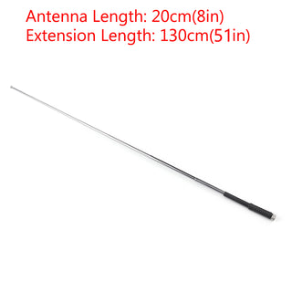 Collapsible 8-45" Telescopic Antenna SMA Male FM Radio VHF 136-174MHZ 20-130cm