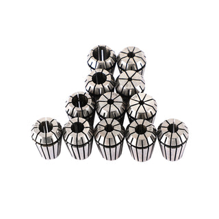12Pcs ER20 Spring Collet 1/8"-1/2" For CNC Milling Lathe Tool Workholding