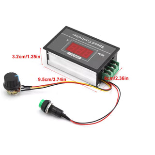 Areyourshop DC6-60V 12V 24V 36V 48V 30A PWM DC Motor Speed Controller Start Stop Switch