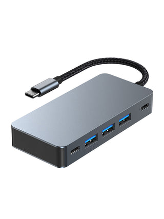 7 in 1 TYPE-C+USB3.0*3+HDMI*2+PD100W+USB-C Data Interface Hub Adapter Dock