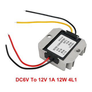 DC-DC 6V-12V 1-3A Step Up Power Supply Converter Regulator Waterproof