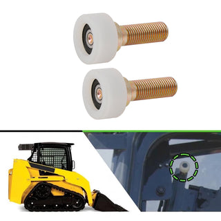 2Pcs AT319018 Cab Windshield Roller For John Deere 313 315 CT322 CT332