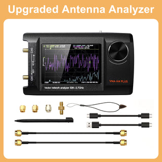4Inch Upgraded NanoVNA Plus 50kHz-2.7GHz Handheld Vector Network Analyzer
