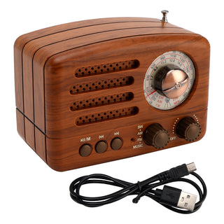 Retro-Style Decorative Radio Mini Multifunction Music Player Bluetooth Speaker