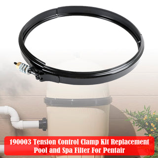 Pentair 190003 Tension Control Clamp Kit Replacement Pool and Spa Filter for Clear Plus pool/spa filters