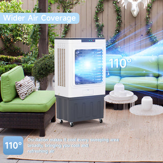 24 Hour Timer Evaporative Cooler 16‑Gallon Evaporative Cooler 3000 CFM