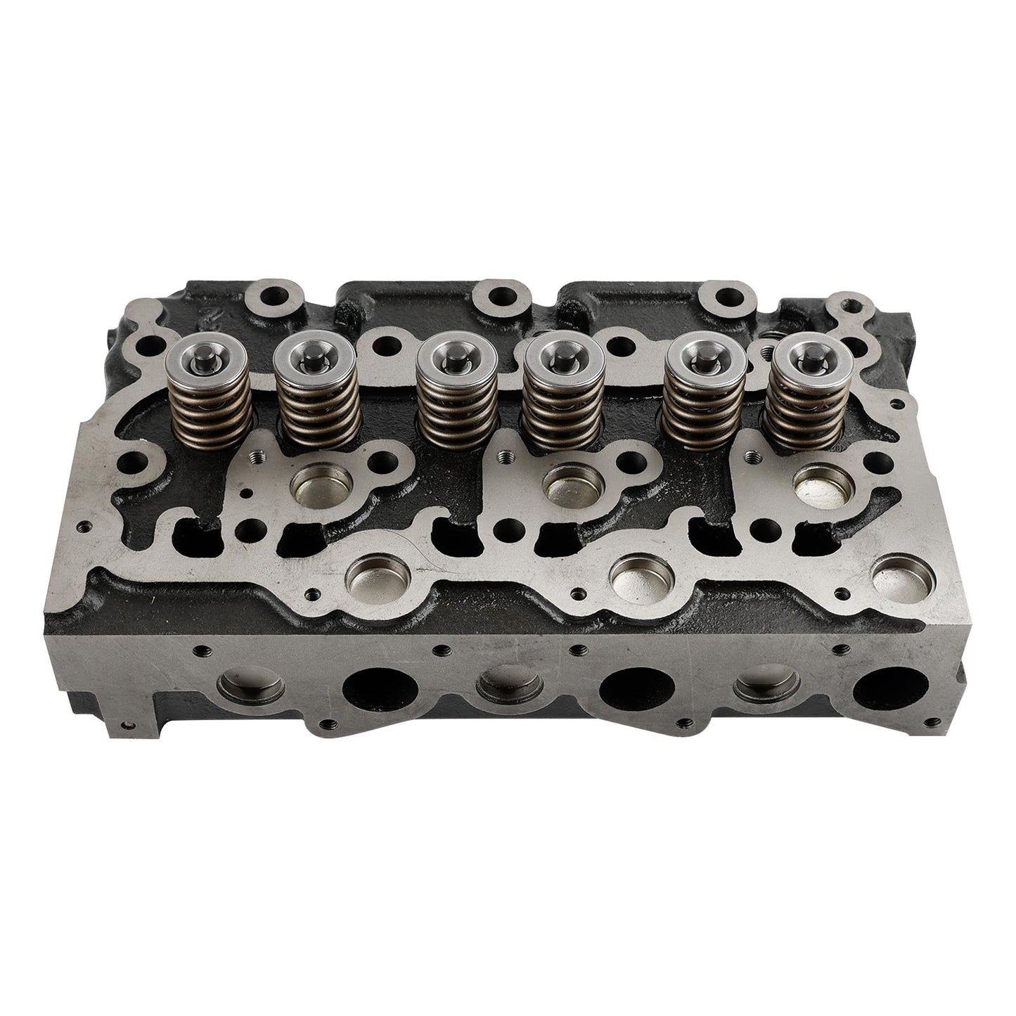 Replacement Cylinder Head Assy for Kubota D1703 - Compatible with Bobcat 238 325 328 Excavator, Includes Gaskets OE:16487-03040