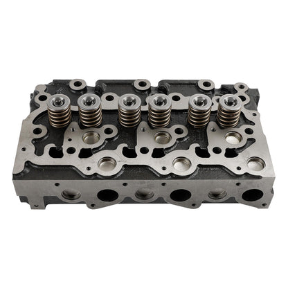 New Cylinder Head Assembly for Kubota D1703 Engine - Fits Bobcat 238 325 328 Excavator, Aftermarket Replacement OE:1G711-03040