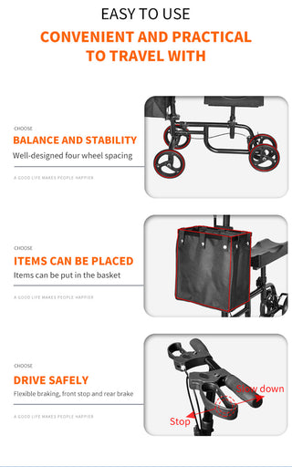 Foldable All-Terrain Knee Walker — Move Freely During Recovery