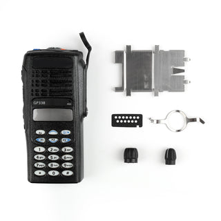 1x Replacement Front Outer Housing Cover For GP338 GP380 PTX760 Radio Blk