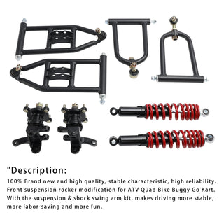12 inch Front Suspension Swingarm Buggy Electric ATV Go Kart Bike