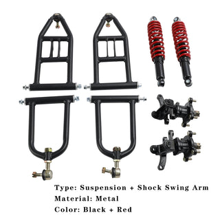 12 inch Front Suspension Swingarm Buggy Electric ATV Go Kart Bike