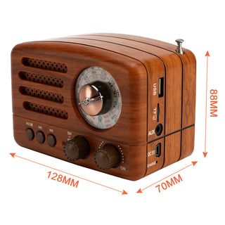 Retro-Style Decorative Radio Mini Multifunction Music Player Bluetooth Speaker