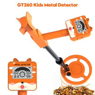 GT260 Kids Child Metal Detector Waterproof Coil Adjustable 6.3" Search Coil ORG