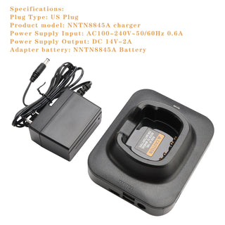 NNTN8845A Fast Rapid Dock Charger for APX6000 APX7000 APX8000 SRX2000 Radio
