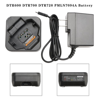 PMLN7094A Fast Rapid Dock Charger for DTR600 DTR700 DTR720 PMLN7094A Battery