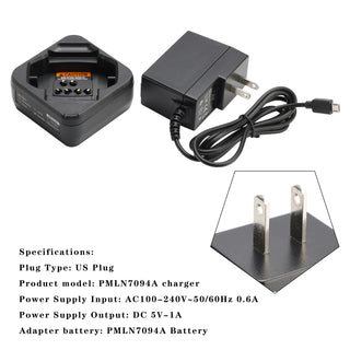PMLN7094A Fast Rapid Dock Charger for DTR600 DTR700 DTR720 PMLN7094A Battery