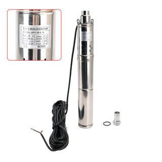 150W 12V  MPPT Screw Solar Bore Pump Submersible Deep Well Hole Steel