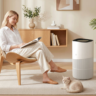 Removing formaldehyde and PM2.5 With app control Smart negative ion air purifier for pets and home use