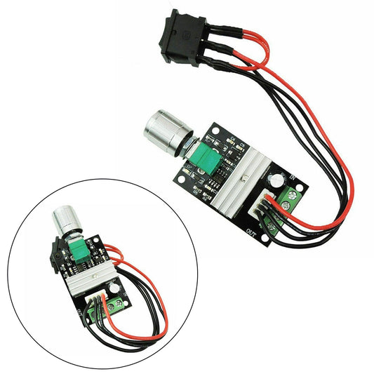 DC Motor Speed Switch Controller 3A 10V 12V 24V Control Reversible PWM Regulator Generic