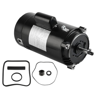 2 HP Pool Pump Motor – SP2615X20 UST1202 Replacement for Hayward Super Pump, 115/230V, C-Face Mount