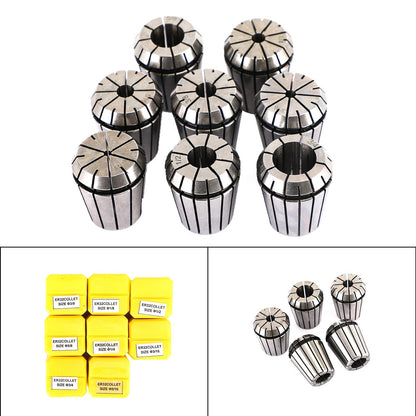 8Pcs ER32 Spring Collet Set For CNC Milling Lathe Tool Engraving Machine Steel Generic