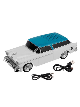 WS-1955 Bluetooth Replica Speaker Retro Speaker Car Design HD Sound TWS FM Radio
